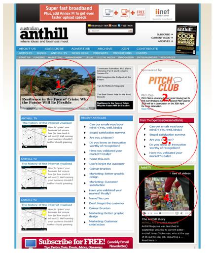 topic centre sample1 Topic Centres inc. Profile Page, Reporting and Email Promotion