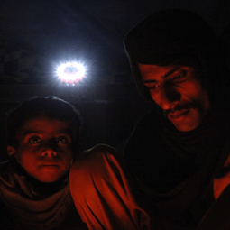 Built in Melbourne, made in China, now lighting camps in Pakistan