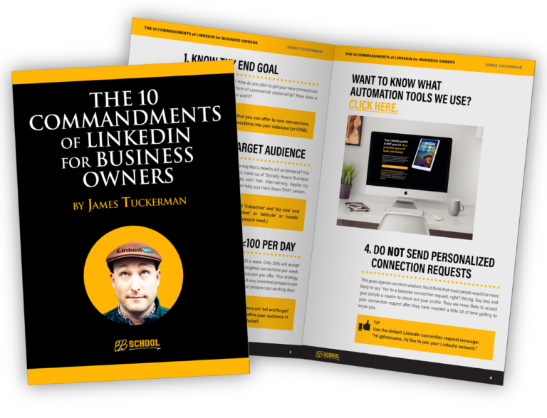 [INFOGRAPHIC] THE 10 COMMANDMENTS OF LINKEDIN FOR BUSINESS OWNERS