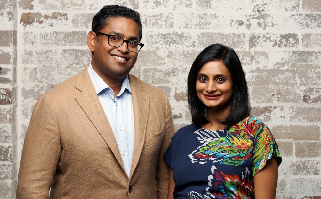 Founders of Different, Ruwin Perera and Mina Radhakrishnan.